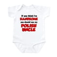 thumbnail image 1 of CafePress - I'm Handsome Polish Uncle Infant Bodysuit - Baby Light Bodysuit, Size Newborn - 24 Months, 1 of 4