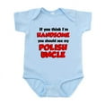 thumbnail image 1 of CafePress - I'm Handsome Polish Uncle Infant Bodysuit - Baby Light Bodysuit, Size Newborn - 24 Months, 1 of 4
