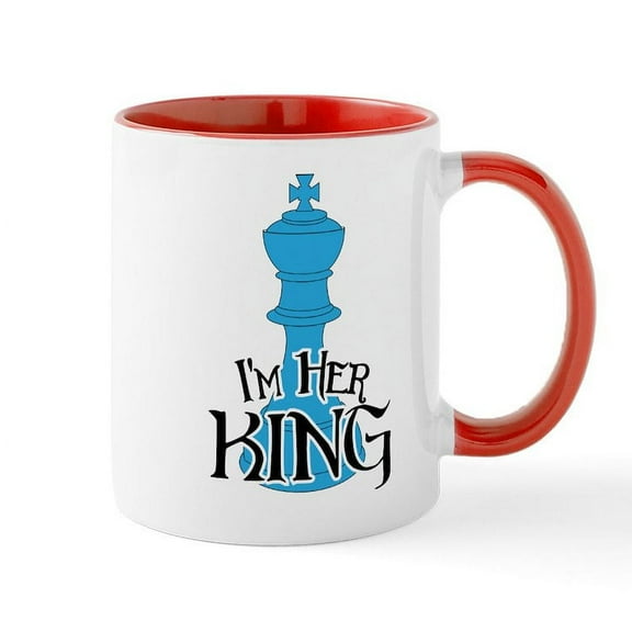 CafePress - I'm Her King - 11 oz Ceramic Mug - Novelty Coffee Tea Cup