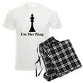 thumbnail image 1 of CafePress - I'm Her King Men's Light Pajamas - Men's Light Loose Fit Cotton Pajama Set, 1 of 7