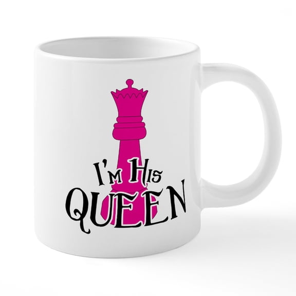 CafePress - I'm His Queen - 20 Oz White Ceramic Mega Mug