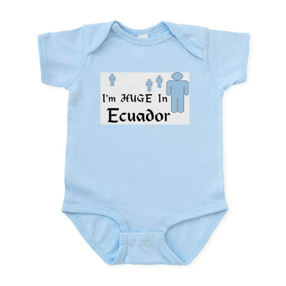CafePress - I'm Huge In Ecuador Infant Bodysuit - Baby Light Bodysuit, Size Newborn - 24 Months