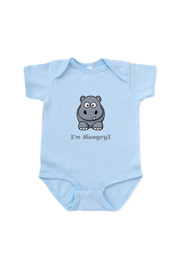 - I'm Hungry Hippo Infant Bodysuit - Baby Light Bodysuit, Size Newborn - 24 Months