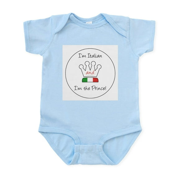 CafePress - I'm Italian And I'm The Prince! - Baby Light Bodysuit, Size Newborn - 24 Months