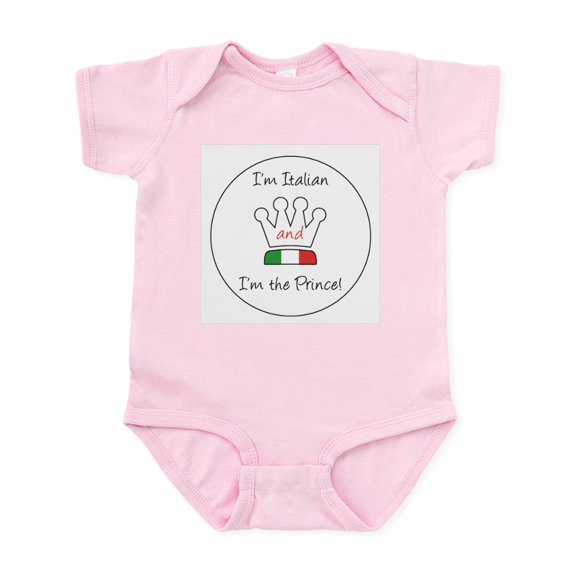 CafePress - I'm Italian And I'm The Prince! - Baby Light Bodysuit, Size Newborn - 24 Months