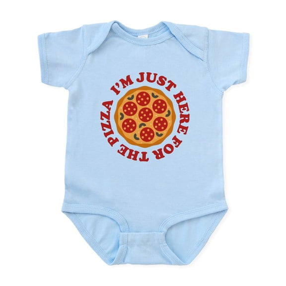 CafePress - I'm Just Here For The Pizza Infant Bodysuit - Baby Light Bodysuit, Size Newborn - 24 Months