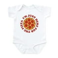 thumbnail image 1 of CafePress - I'm Just Here For The Pizza Infant Bodysuit - Baby Light Bodysuit, Size Newborn - 24 Months, 1 of 4