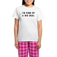 thumbnail image 1 of CafePress - I'm Kind Of A Big Deal Women's Light Pajamas - Women's Short Sleeve Print T-Shirt and Pants Light Cotton Pajama Set, 1 of 7
