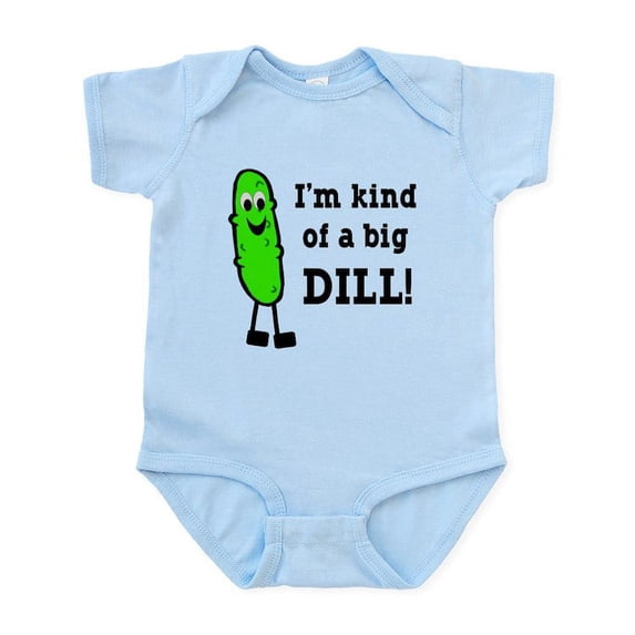 CafePress - I'm Kind Of A Big Dill Infant Bodysuit - Baby Light Bodysuit, Size Newborn - 24 Months