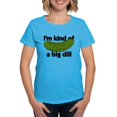 thumbnail image 1 of CafePress - I'm Kind Of A Big Dill Women's Dark T Shirt - Women's Traditional Fit Dark T-Shirt, 1 of 4