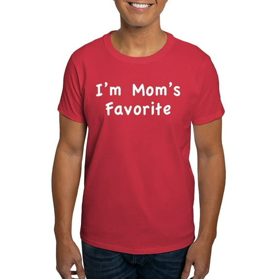 CafePress - I'm Mom's Favorite Dark T Shirt - Men's Classic Graphic Cotton T-Shirt