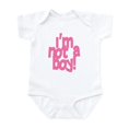 thumbnail image 1 of CafePress - I'm Not A Boy Infant Bodysuit - Baby Light Bodysuit, Size Newborn - 24 Months, 1 of 4