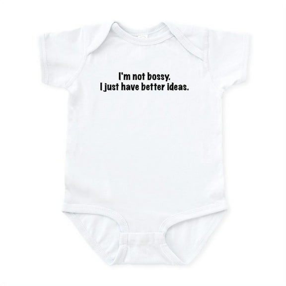 CafePress - I'm Not Bossy. Infant Bodysuit - Baby Light Bodysuit, Size Newborn - 24 Months