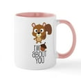 thumbnail image 1 of CafePress - I'm Nuts About You Mugs - 11 oz Ceramic Mug - Novelty Coffee Tea Cup, 1 of 4