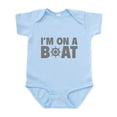thumbnail image 1 of CafePress - I'm On A Boat Infant Bodysuit - Baby Light Bodysuit, Size Newborn - 24 Months, 1 of 4