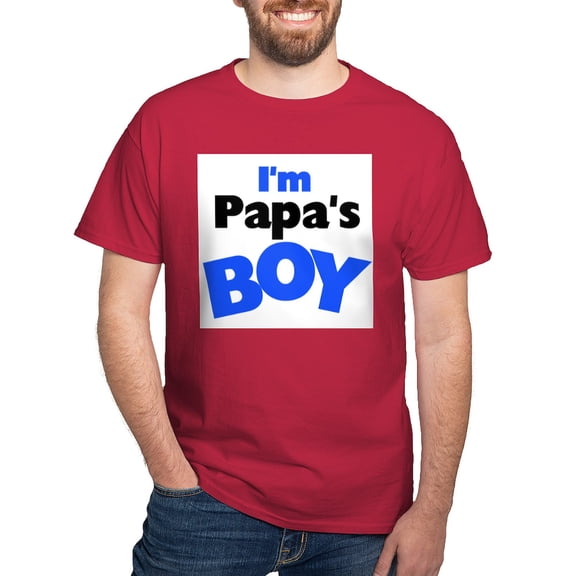 CafePress - I'm Papa's Boy Kids T Shirt - Men's Classic Graphic Cotton T-Shirt