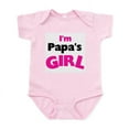 thumbnail image 1 of CafePress - I'm Papa's Girl Infant Creeper - Baby Light Bodysuit, Size Newborn - 24 Months, 1 of 4