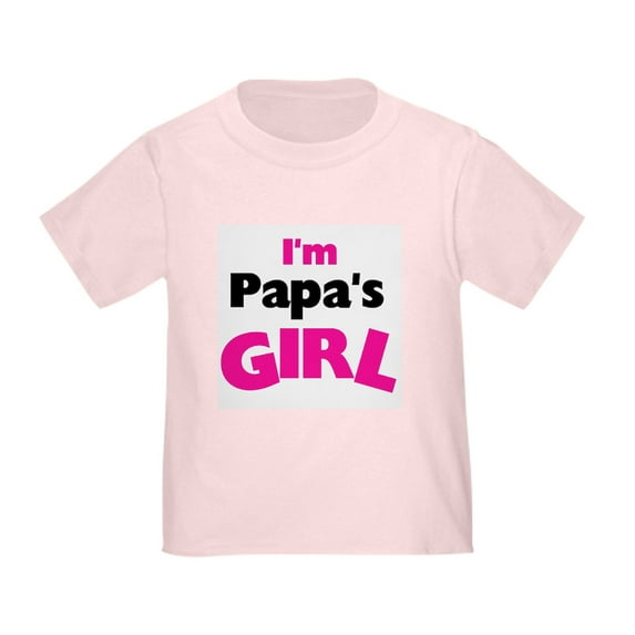 CafePress - I'm Papa's Girl Toddler T Shirt - Cute Toddler T-Shirt, 100% Cotton