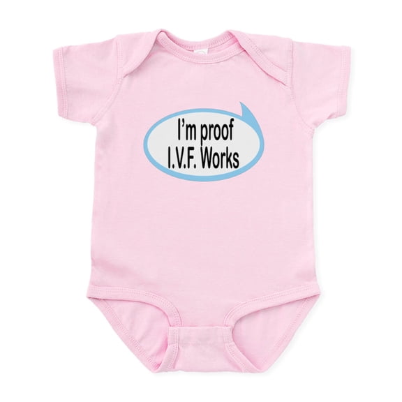 CafePress - I'm Proof I.V.F. Works Funny Baby/Toddler Onesie - Baby Light Bodysuit, Size Newborn - 24 Months
