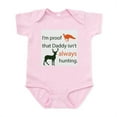 thumbnail image 1 of CafePress - I'm Proof That Daddy Isn't Always Hunting Baby One - Baby Light Bodysuit, Size Newborn - 24 Months, 1 of 4