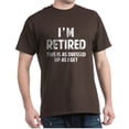 thumbnail image 1 of CafePress - I'm RETIRED Dark T Shirt - Men's Classic Graphic Cotton T-Shirt, 1 of 4