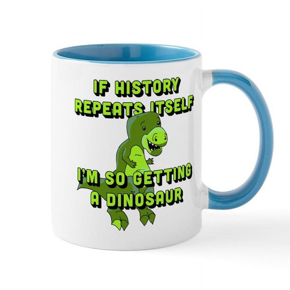 CafePress - I'm So Getting A Dinosaur - 11 oz Ceramic Mug - Novelty Coffee Tea Cup