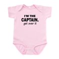 thumbnail image 1 of CafePress - I'm THE CAPTAIN. GET OVER IT - Baby Light Bodysuit, Size Newborn - 24 Months, 1 of 4