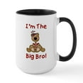 thumbnail image 1 of CafePress - I'm The Big Bro Large Mug - 15 oz Ceramic Large White Novelty Mug, 1 of 4