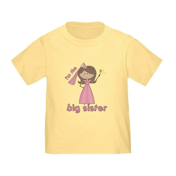 CafePress - I'm The Big Sister Princess Toddler T Shirt - Cute Toddler T-Shirt, 100% Cotton