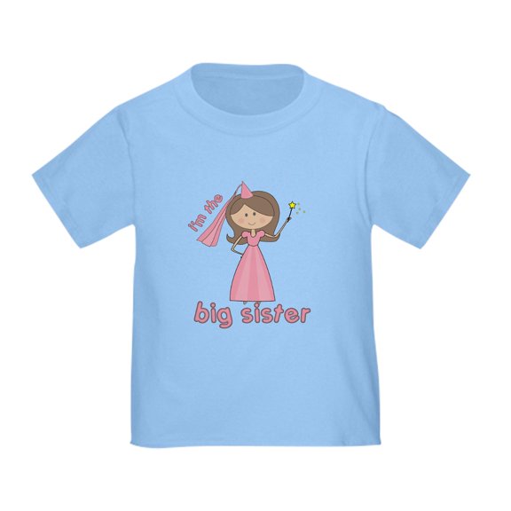 CafePress - I'm The Big Sister Princess Toddler T Shirt - Cute Toddler T-Shirt, 100% Cotton