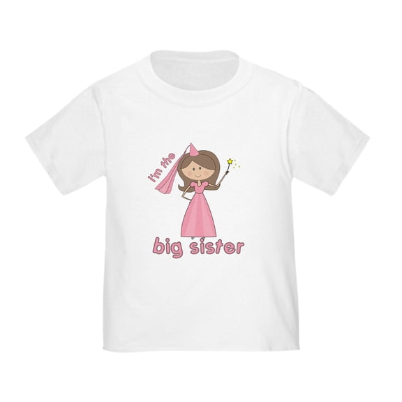 CafePress - I'm The Big Sister Princess Toddler T Shirt - Cute Toddler T-Shirt, 100% Cotton