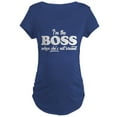 thumbnail image 1 of CafePress - I'm The Boss Maternity Dark T Shirt - Maternity Dark T-Shirt, 1 of 3