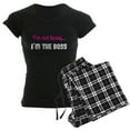 thumbnail image 1 of CafePress - I'm The Boss - Women's Dark Pajamas, 1 of 4