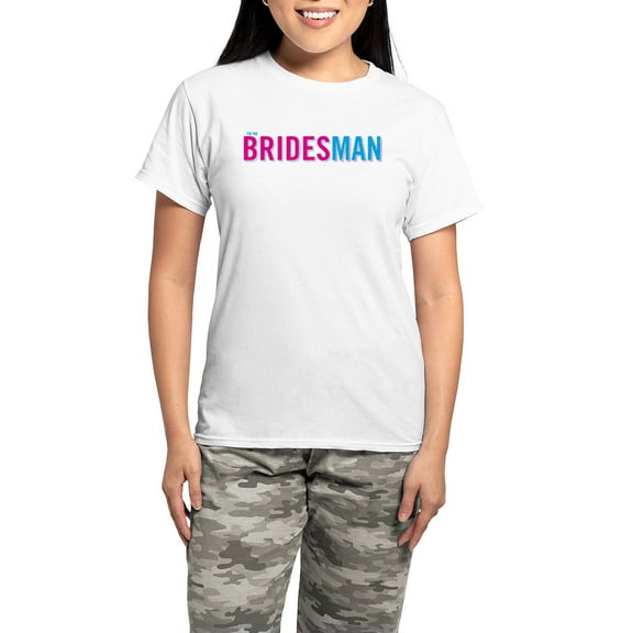 CafePress - I'm The Bridesman Women's Light Pajamas - Women's Short Sleeve Print T-Shirt and Pants Light Cotton Pajama Set