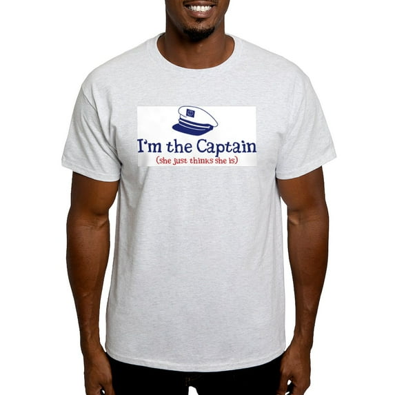 CafePress - I'm The Captain 2 Light T Shirt - Men's Classic Graphic T-Shirt