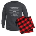 thumbnail image 1 of CafePress - I'm The Favorite - Men's Long Sleeve Charcoal Pajama Set, 1 of 7