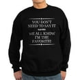 thumbnail image 1 of CafePress - I'm The Favorite Sweatshirt - Classic Crew Neck Sweatshirt, 1 of 4