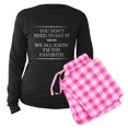 thumbnail image 1 of CafePress - I'm The Favorite - Women's Long Sleeve Dark Pajamas, 1 of 3