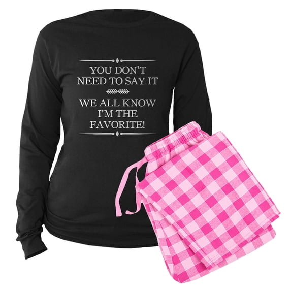 CafePress - I'm The Favorite - Women's Long Sleeve Dark Pajamas