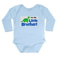thumbnail image 1 of CafePress - I'm The Little Brother! Dinos Body Suit - Long Sleeve Cotton Baby Bodysuit, 1 of 4