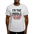 thumbnail image 1 of CafePress - I'm The Middle Change Rules Light T Shirt - Men's Classic Graphic T-Shirt, 1 of 4