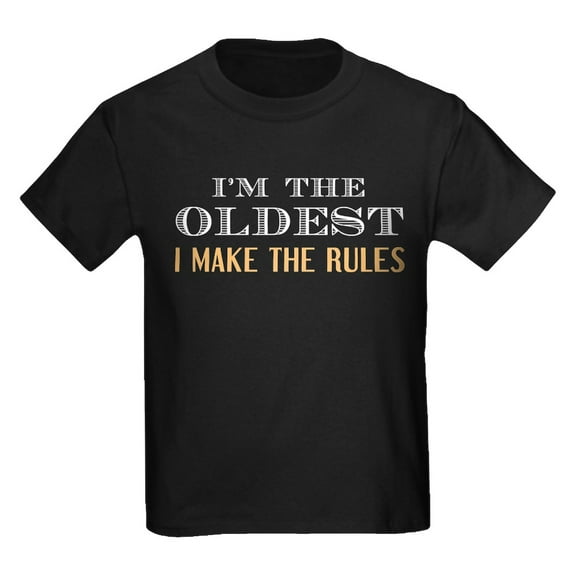 CafePress - I'm The Oldes T Shirt - Dark T-Shirt Kids XS-XL