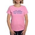 thumbnail image 1 of CafePress - I'm The Oldest Women's Dark T Shirt - Women's Traditional Fit Dark T-Shirt, 1 of 4