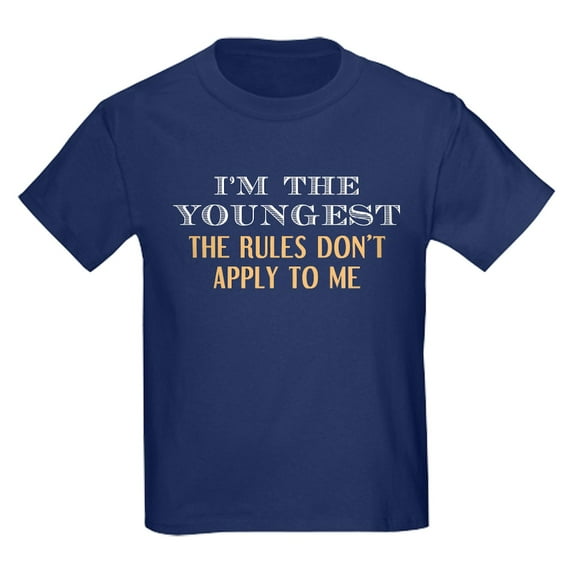 CafePress - I'm The Younges T Shirt - Dark T-Shirt Kids XS-XL