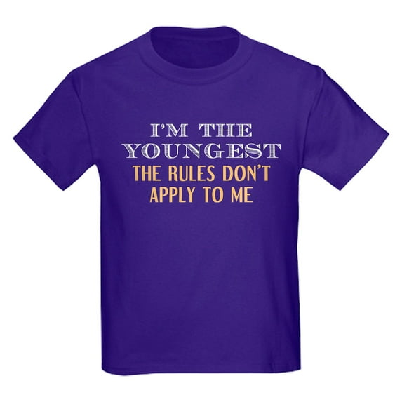CafePress - I'm The Younges T Shirt - Dark T-Shirt Kids XS-XL