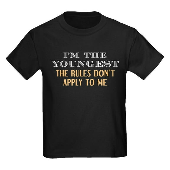 CafePress - I'm The Younges T Shirt - Dark T-Shirt Kids XS-XL