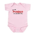 thumbnail image 1 of CafePress - I'm The Youngest Infant Bodysuit - Baby Light Bodysuit, Size Newborn - 24 Months, 1 of 4