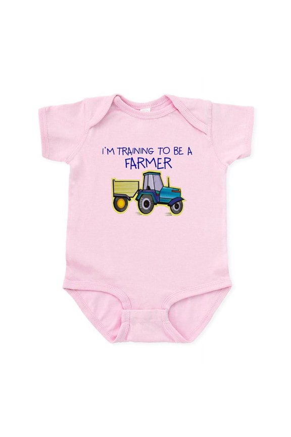 - I'm Training To Be A Farmer Infant Bodysuit - Baby Light Bodysuit, Size Newborn - 24 Months