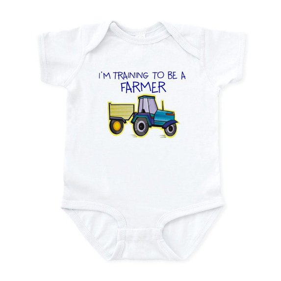 CafePress - I'm Training To Be A Farmer Infant Bodysuit - Baby Light Bodysuit, Size Newborn - 24 Months