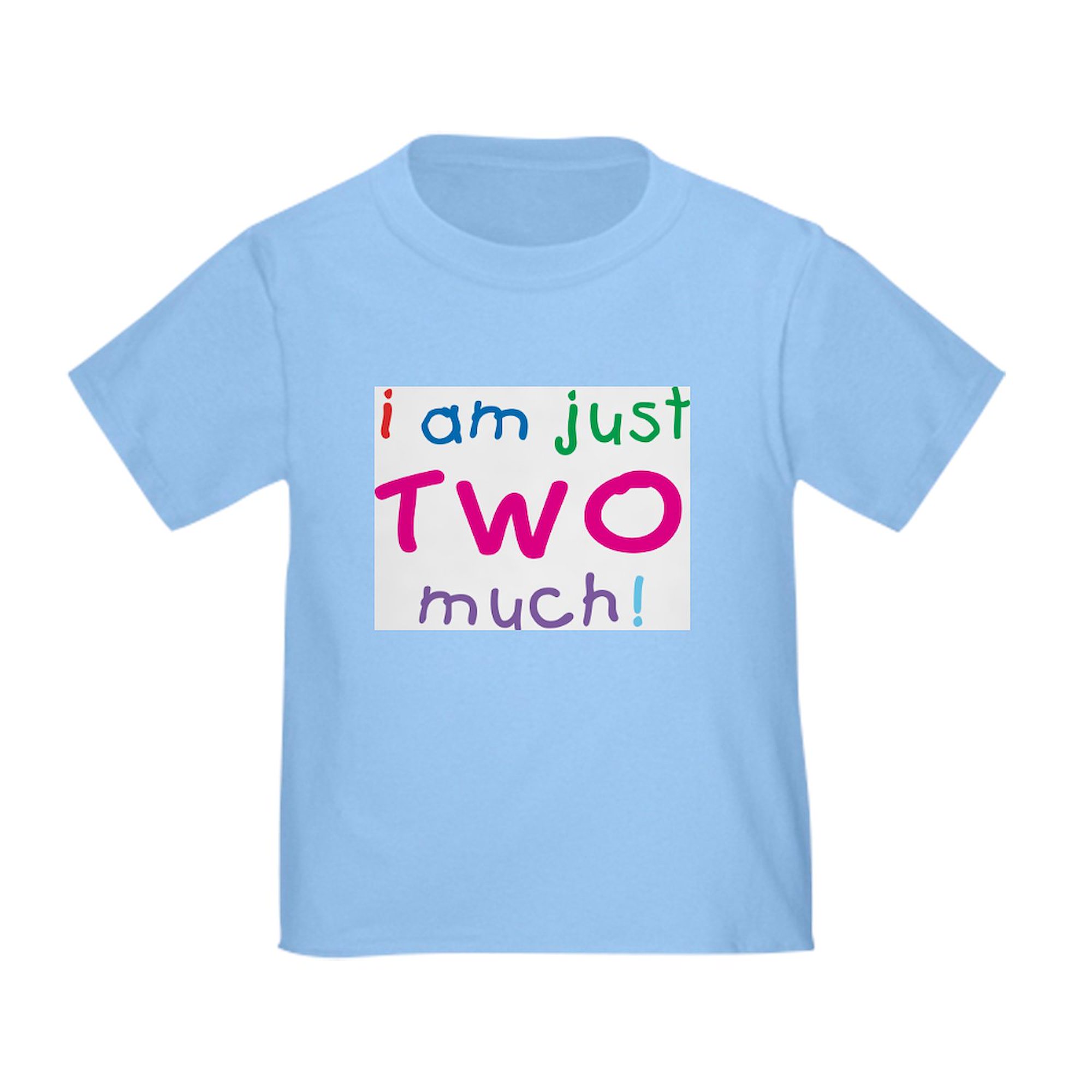 CafePress - I'm Two Much 2Nd Birthday Toddler T Shirt - Cute Toddler T-Shirt, 100% Cotton - image 1 of 4